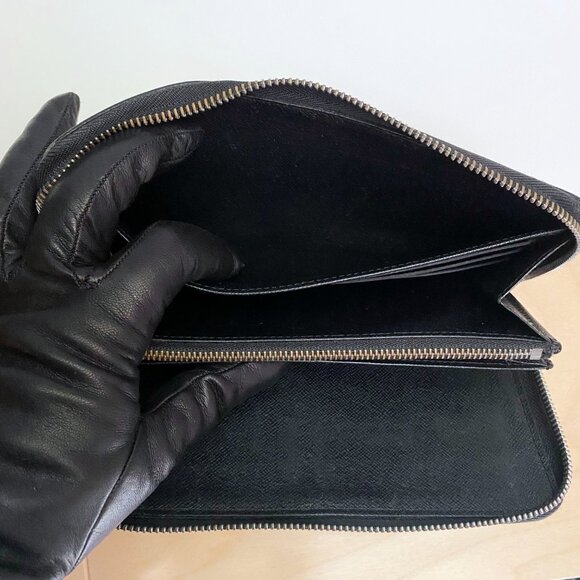 LV Black Epi Zippy Organizer Unisex SN0026 - Picture 8 of 13